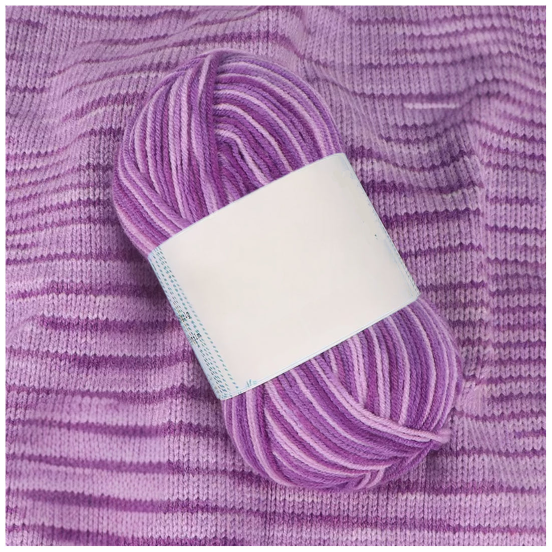 Soft Acrylic Variegated Baby Yarn – Fingering Weight for Knitting & Crochet, 50g/1.76oz 191 yards