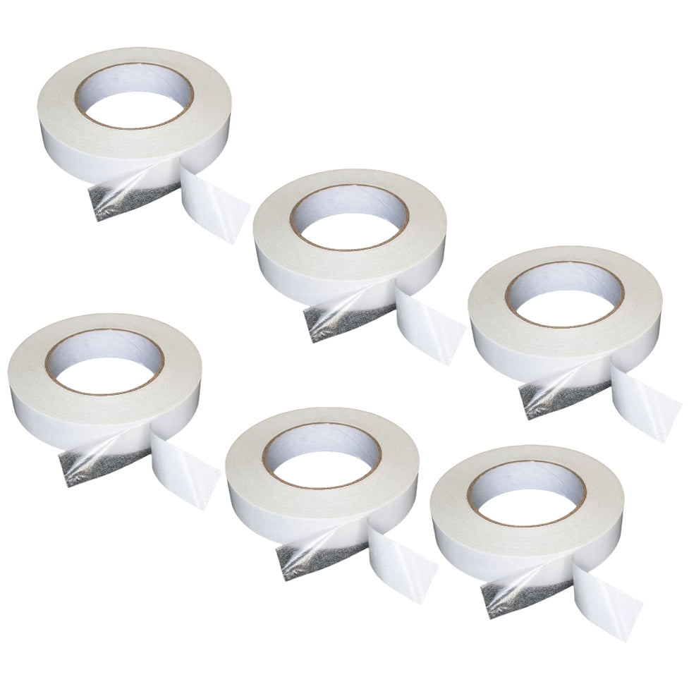 6 Rolls Double Sided Craft Tape Multi Size Adhesive for Scrapbooking Card Making and Photos