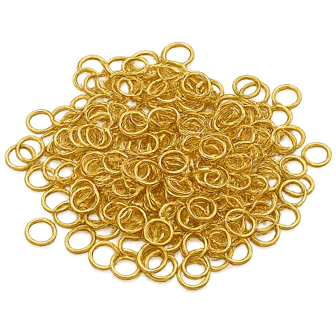Open Jump Rings for Jewelry Making Earrings and Keychains for Crafts Repair Supplies, Pack of 300