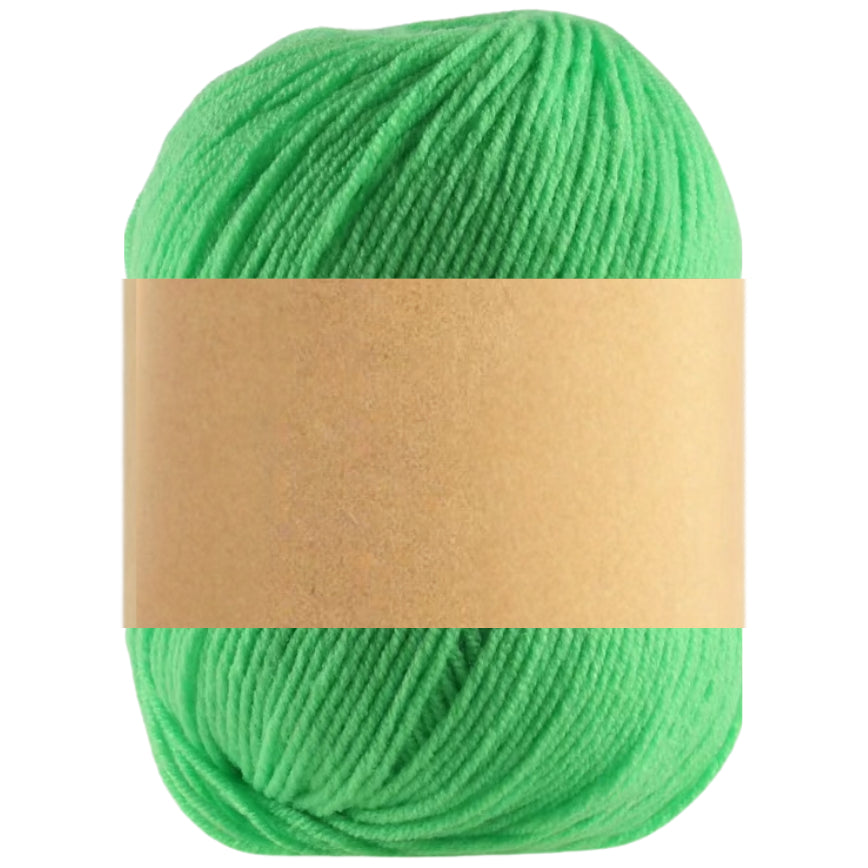 Silk Effect Microfiber Acrylic Yarn, Solid Colors for Baby Projects, 50 Grams/1.76oz 191 Yards