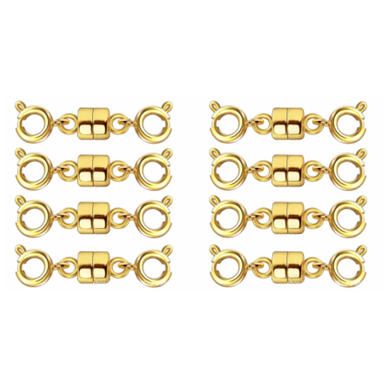 Double Lobster Magnetic Necklace Clasps 14K Gold and Silver Extenders for Jewelry Repair