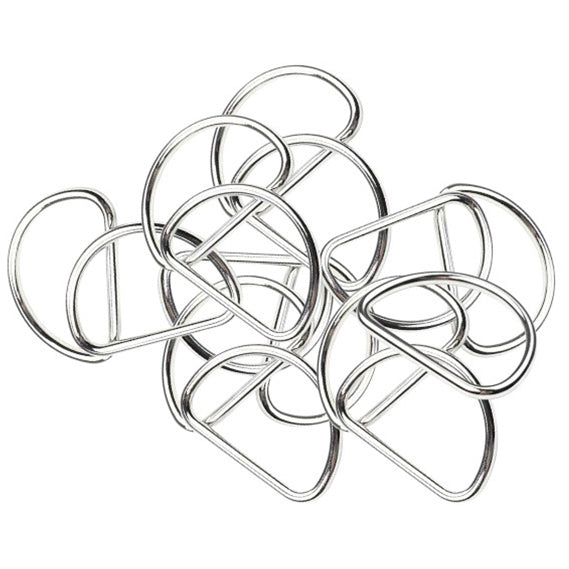 Heavy Duty Stainless Steel D Ring Welded Solid for Dog Collars Straps and Camping Gear
