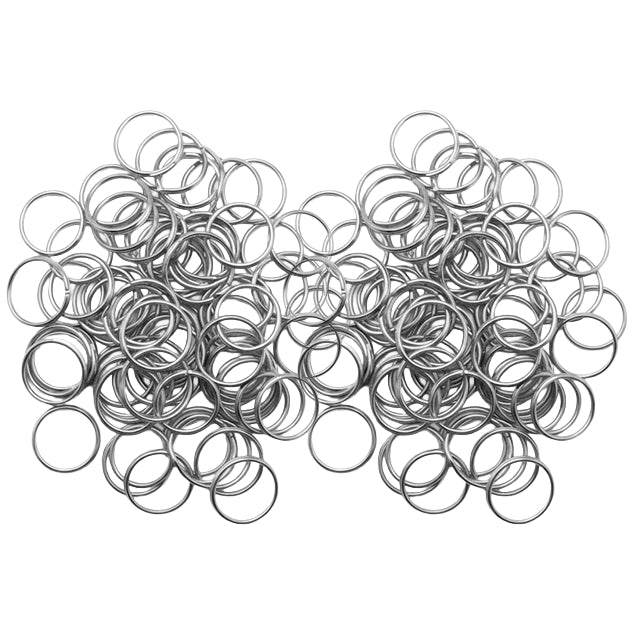 Split Key Rings for Keychains Jewelry Making Lanyards Pet Tags Car Keys and DIY Crafts