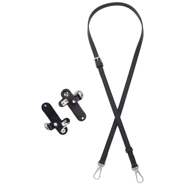 Adjustable Leather Crossbody Shoulder Strap Replacement Conversion Kit for Mini Pouch Bags 94–124cm