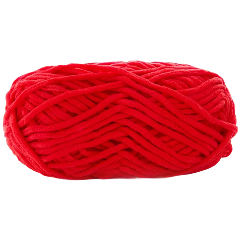 Soft Velvet Chenille Yarn for Crocheting, 100g/3.53oz, 74.3 Yards, Baby Blanket Yarn