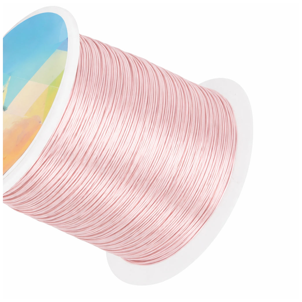 Copper Wire 328 Feet Tarnish Resistant Jewelry Wire for Beading Wrapping and DIY Crafts