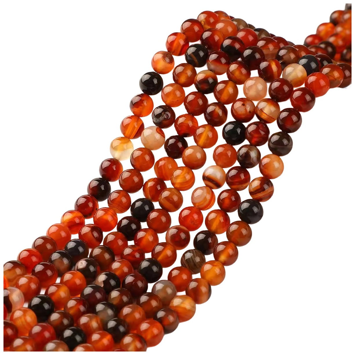 Multicolor Natural Gemstone Spacer Beads for DIY Bracelet and Necklace Making