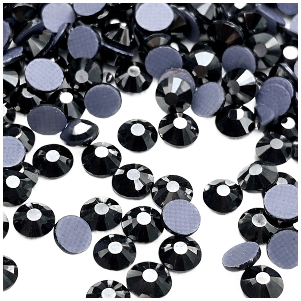 Shiny Hotfix Flatback Glass Rhinestones for Nail Art, Clothing, Crafts, DIY Crystal Decorations
