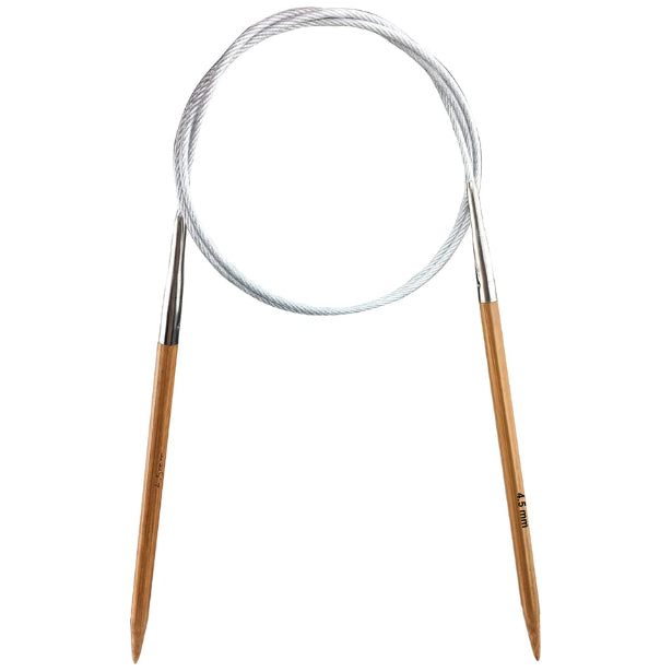 32-Inch Bamboo Circular Knitting Needle for DIY Handmade and Various Yarn Weaving Projects