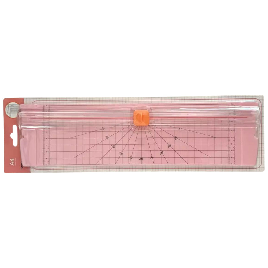 A4 Paper Cutter and Trimmer with Safety Blade for Photos, Labels, and Craft Projects