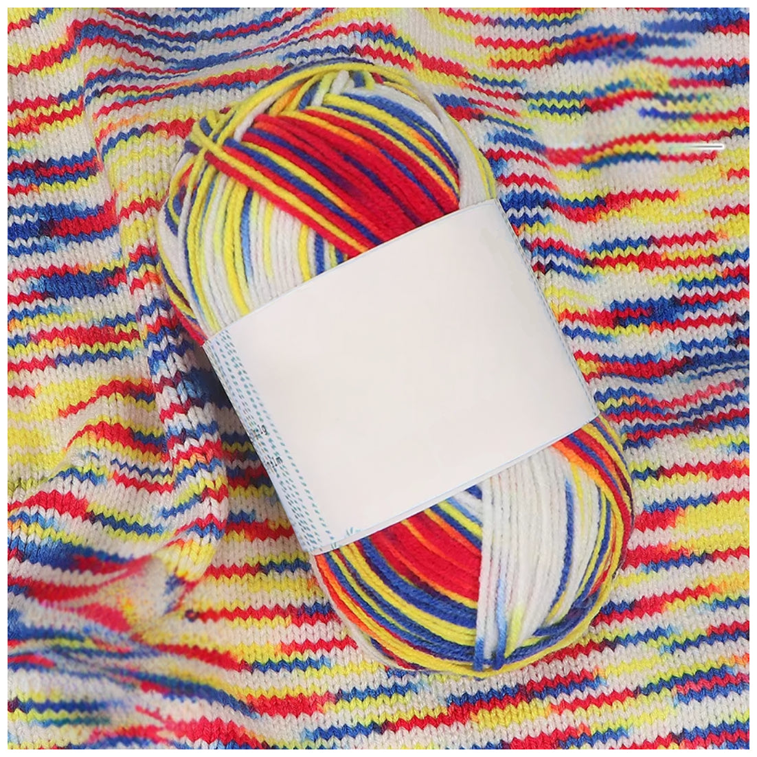 Soft Acrylic Variegated Baby Yarn – Fingering Weight for Knitting & Crochet, 50g/1.76oz 191 yards