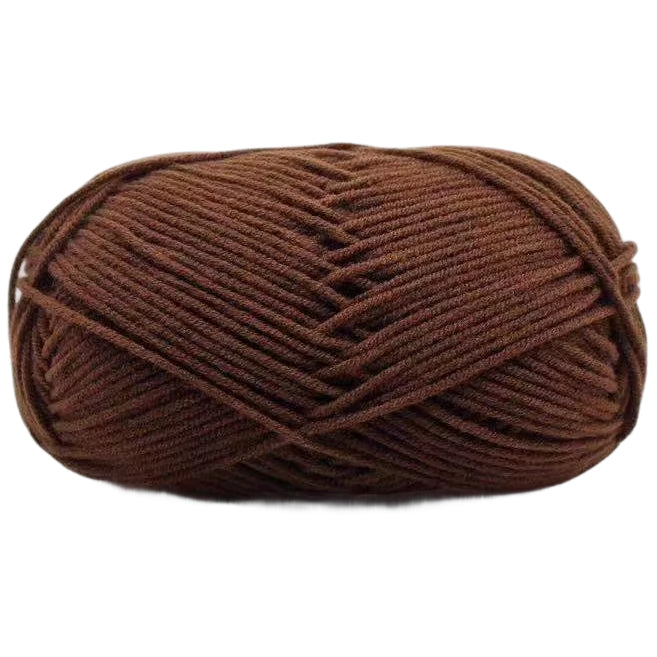 4-Ply Acrylic Yarn 50g/1.76oz 142 Yards, Tight Twist for Knitting and Crochet Projects