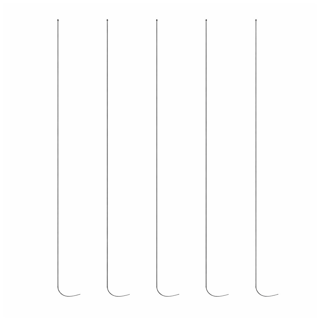 Clip Style Beading Needles Durable Tool for Bracelet Necklace and Waist Chain Making, Pack of 4