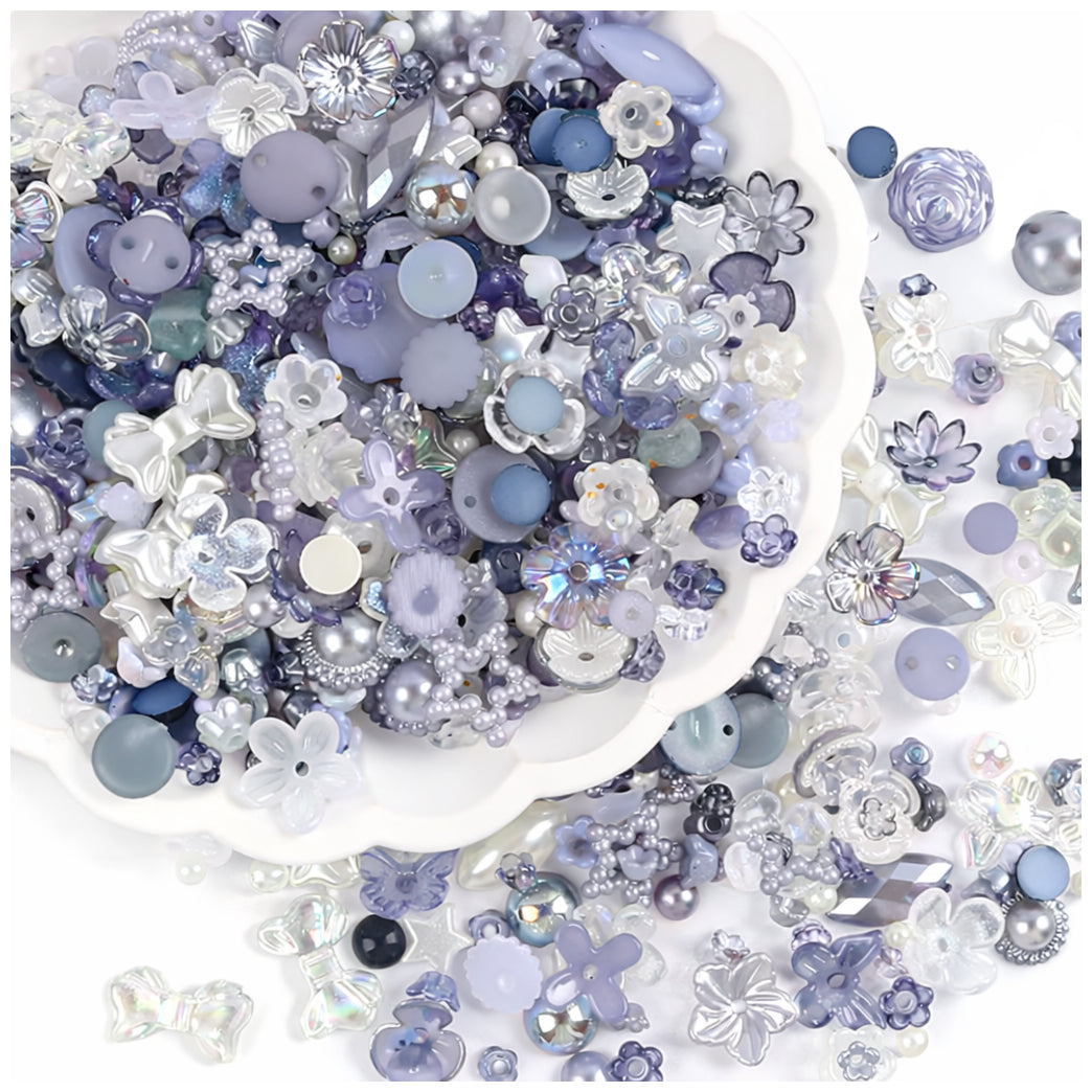 Assorted Acrylic Beads 180 to 240 Pieces for Bracelet Necklace and DIY Jewelry Making