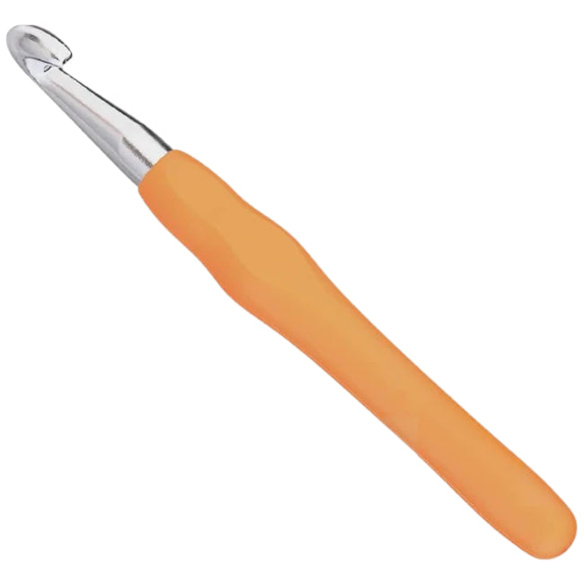 Ergonomic Crochet Hook with Soft Handle – Long Needles for Beginners