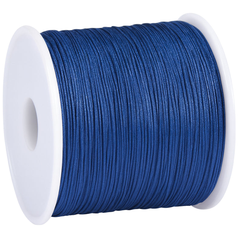 1mm Cotton Waxed Cord 175 Yards String for Jewelry Making, Beading, and Bracelets