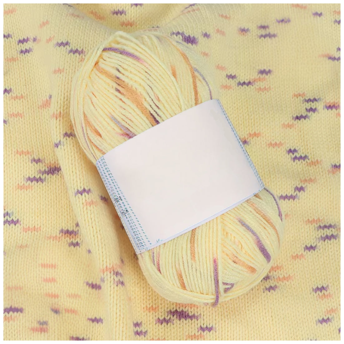 Soft Acrylic Variegated Baby Yarn – Fingering Weight for Knitting & Crochet, 50g/1.76oz 191 yards