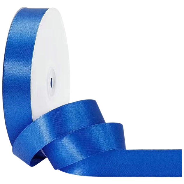 1 Inch Black Satin Ribbon for Gift Wrapping, Crafts, Hair Bows, and Party Decorations