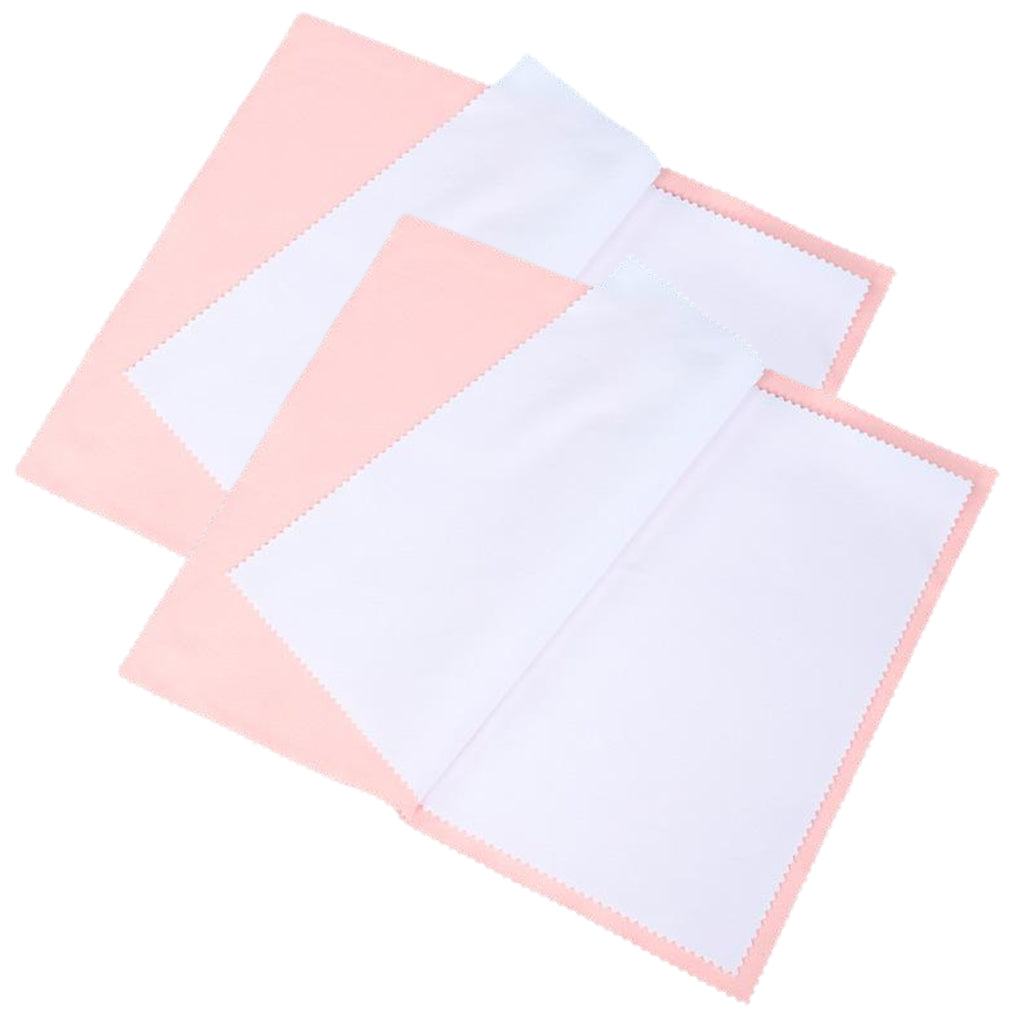 Large Jewelry Polishing Cloth 10 x 12.60 Inches for Silver Gold Diamond Coins and Precious Stones, Pack of 2