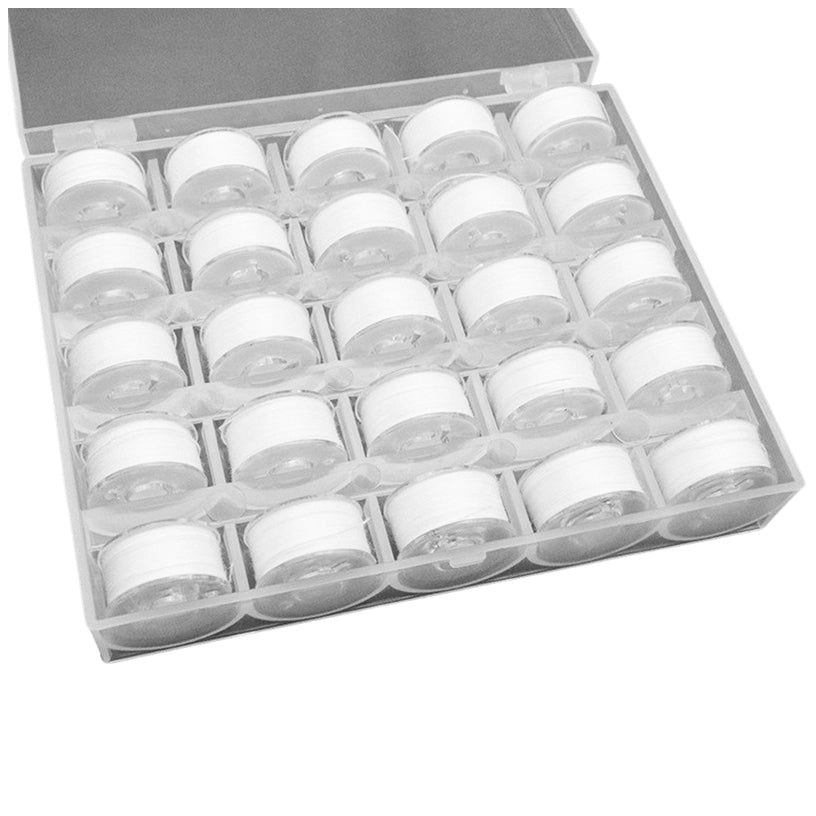 60S/2 90WT Prewound Bobbin Thread Size A SA156 Polyester for Embroidery and Sewing Machines