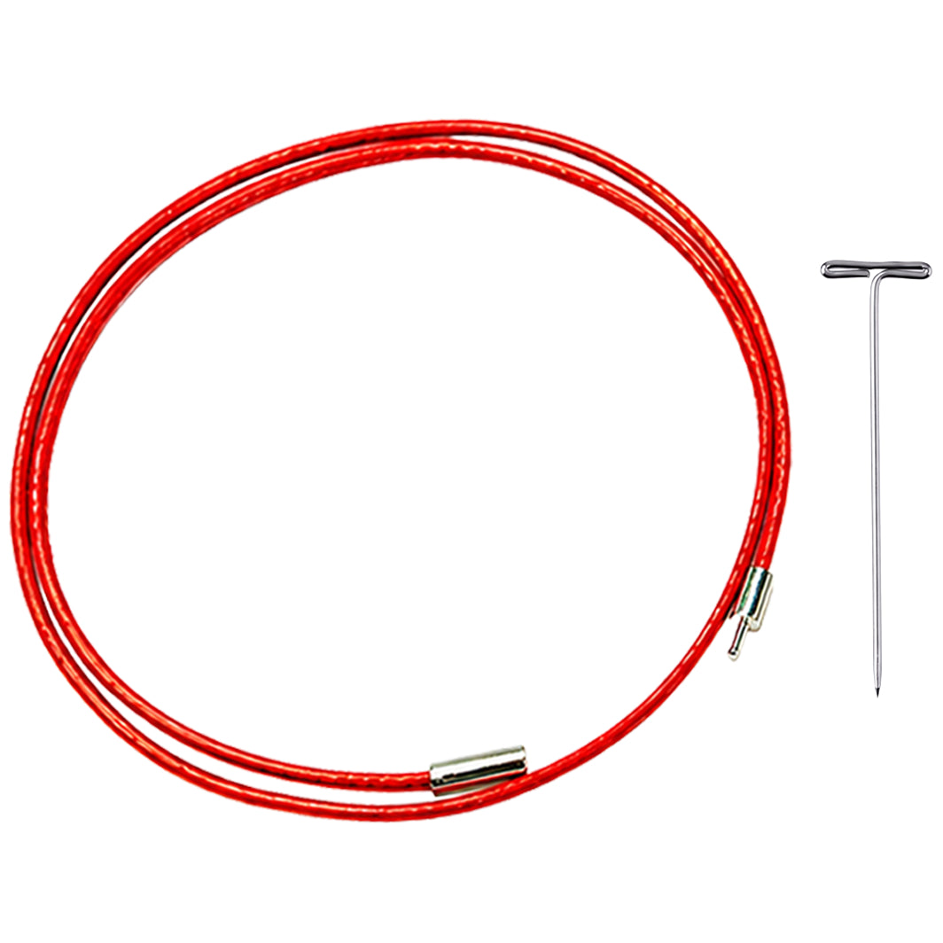 Red Lace Interchangeable Knitting Cables for Circular Needles, Lace Projects, Sweaters, and Shawl Crafts