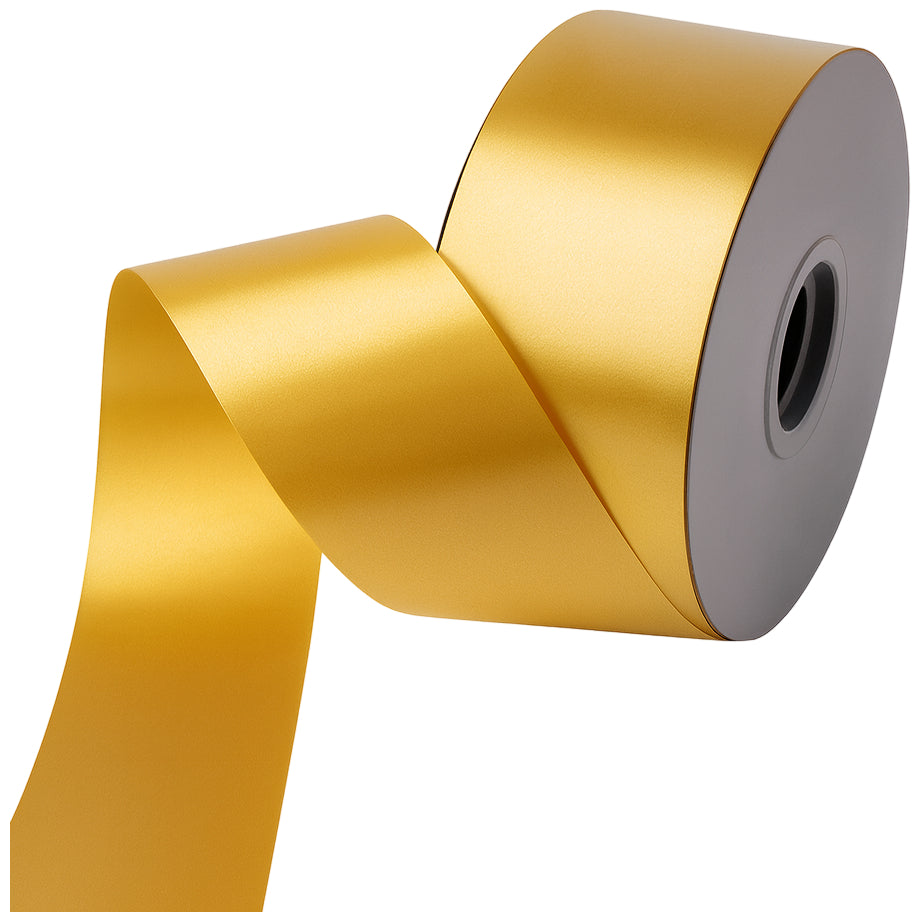 100 Yards Double Faced Cream Satin Ribbon for Gift Wrapping and Wedding Decorations