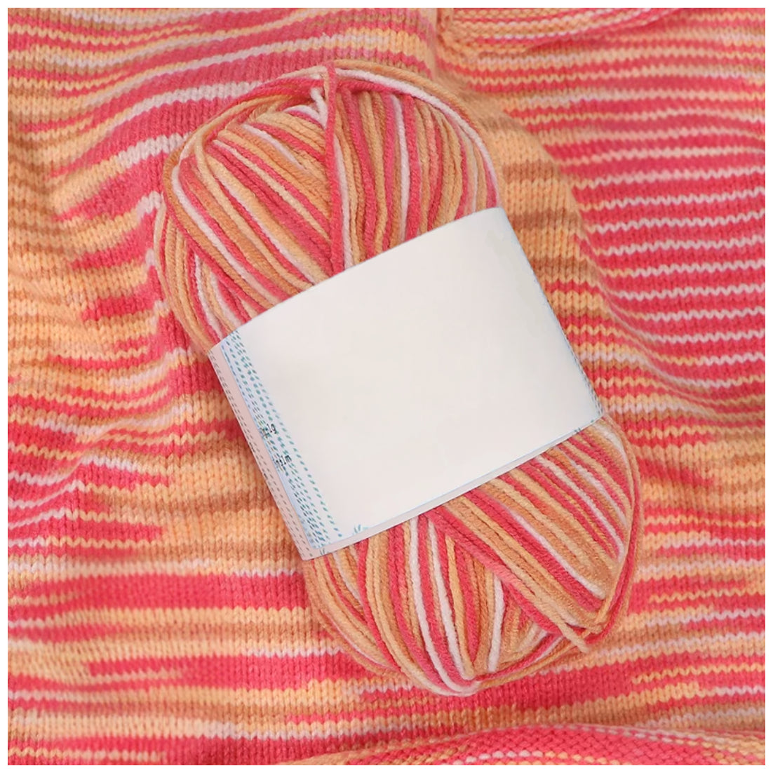 Soft Acrylic Variegated Baby Yarn – Fingering Weight for Knitting & Crochet, 50g/1.76oz 191 yards