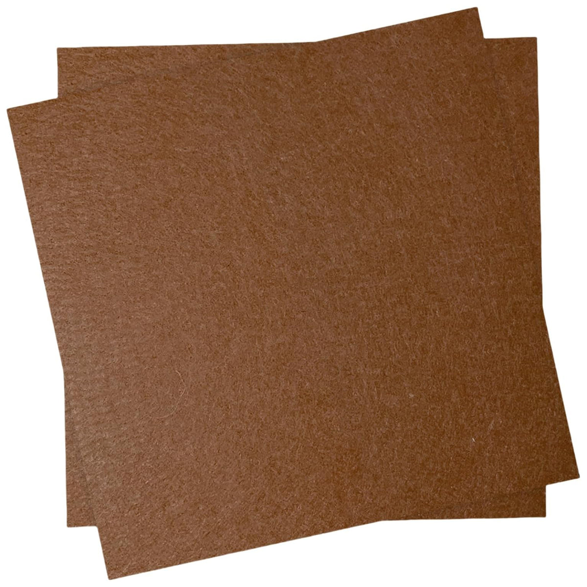 Polyester Felt Fabric Sheets, 12 x 12 Inches, 1 mm Thick for Sewing and Crafts, Pack of 2