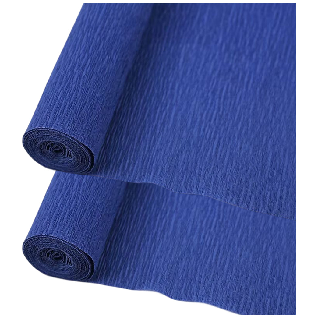 Crepe Paper Roll 19.6 Inch Wide 8ft Long for Flower Making Party and Craft Decor, Pack of 2