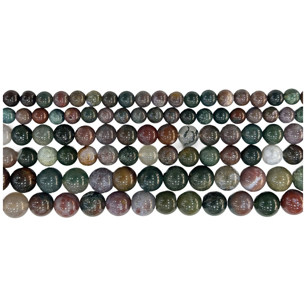 Natural Hematite Gemstone Round Beads 15 Inch Strand for Jewelry Making and Craft Design
