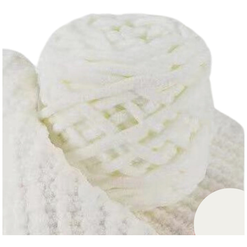 5mm Super Bulky Icicle Chenille Blanket Yarn 100g/3.53oz, 72 Yards for Knitting & Crocheting Crafts