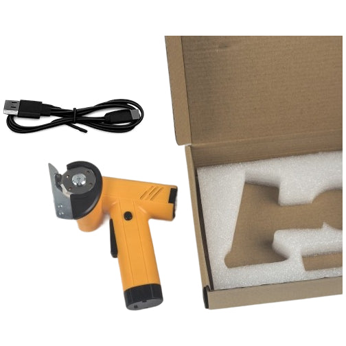 Cordless Electric Scissors Cardboard Cutter Heavy Duty Box Carpet Plastic Leather Cutting Tool Gift