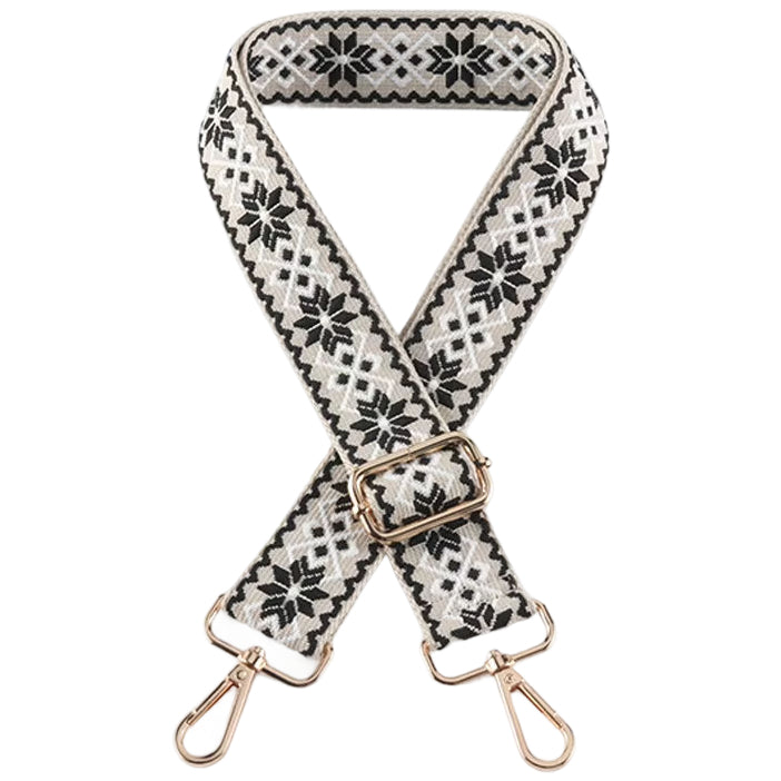 Adjustable 11-Inch Wide Stripe Purse Strap Replacement for Crossbody Handbags and Shoulder Bags