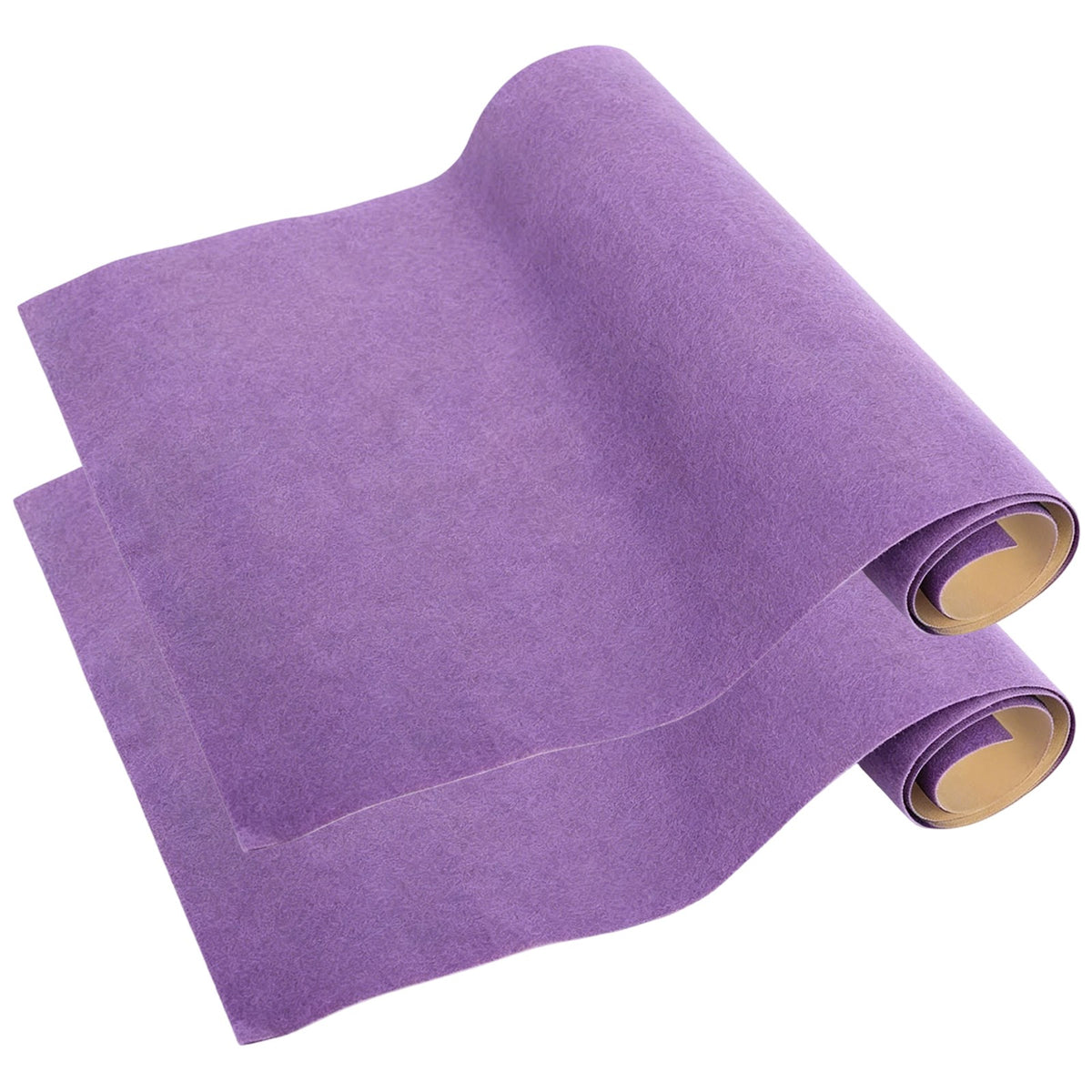 Self-Adhesive Polyester Felt Sheets, 14.6 x 39.4 Inches, 1 mm Thick for Crafts and Drawer Liners, Pack of 2
