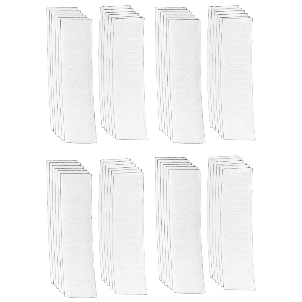 Heavy Duty Adhesive Hook and Loop Fastener Strips Double Sided Strong Backing for Home Office School