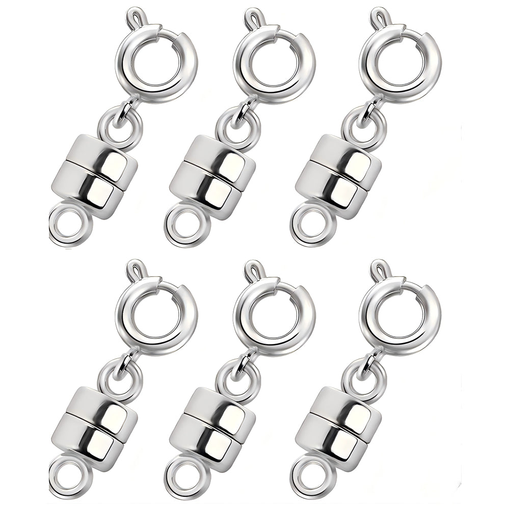 Magnetic Necklace Clasp Extenders for Women, Gold Chain Converter for Bracelets, Necklaces, and Anklets
