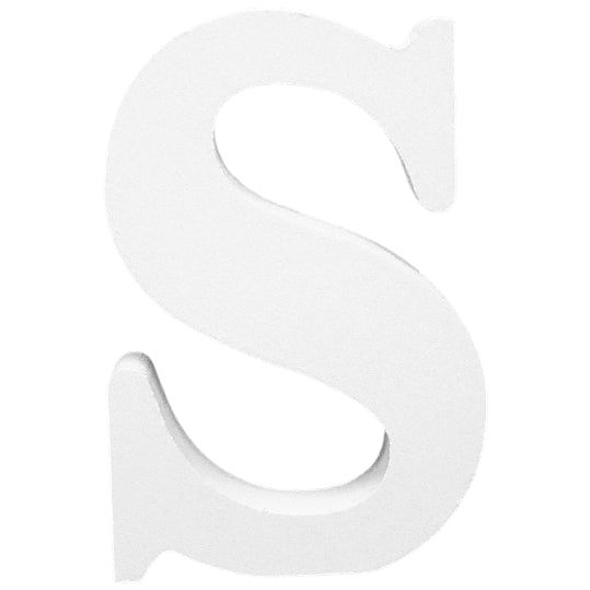 8 Inch White Wooden Letters for Wall Decor Unfinished Wood Alphabet for Home Crafts DIY Signs