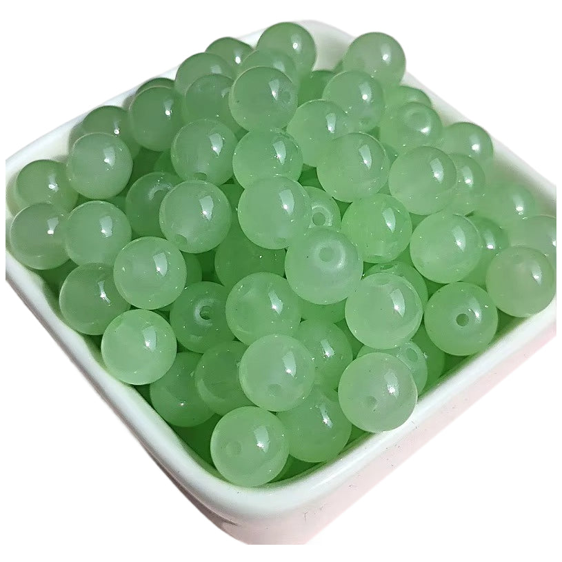 Multicolor Natural Stone Beads for Jewelry Making Round Genuine Gemstone Beading Set, Pack of 100