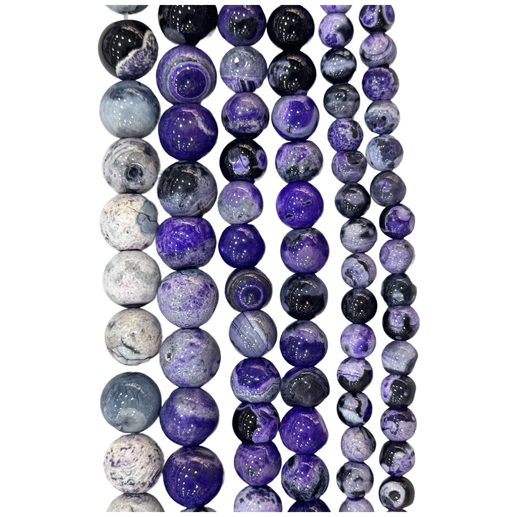 Natural Hematite Gemstone Round Beads 15 Inch Strand for Jewelry Making and Craft Design