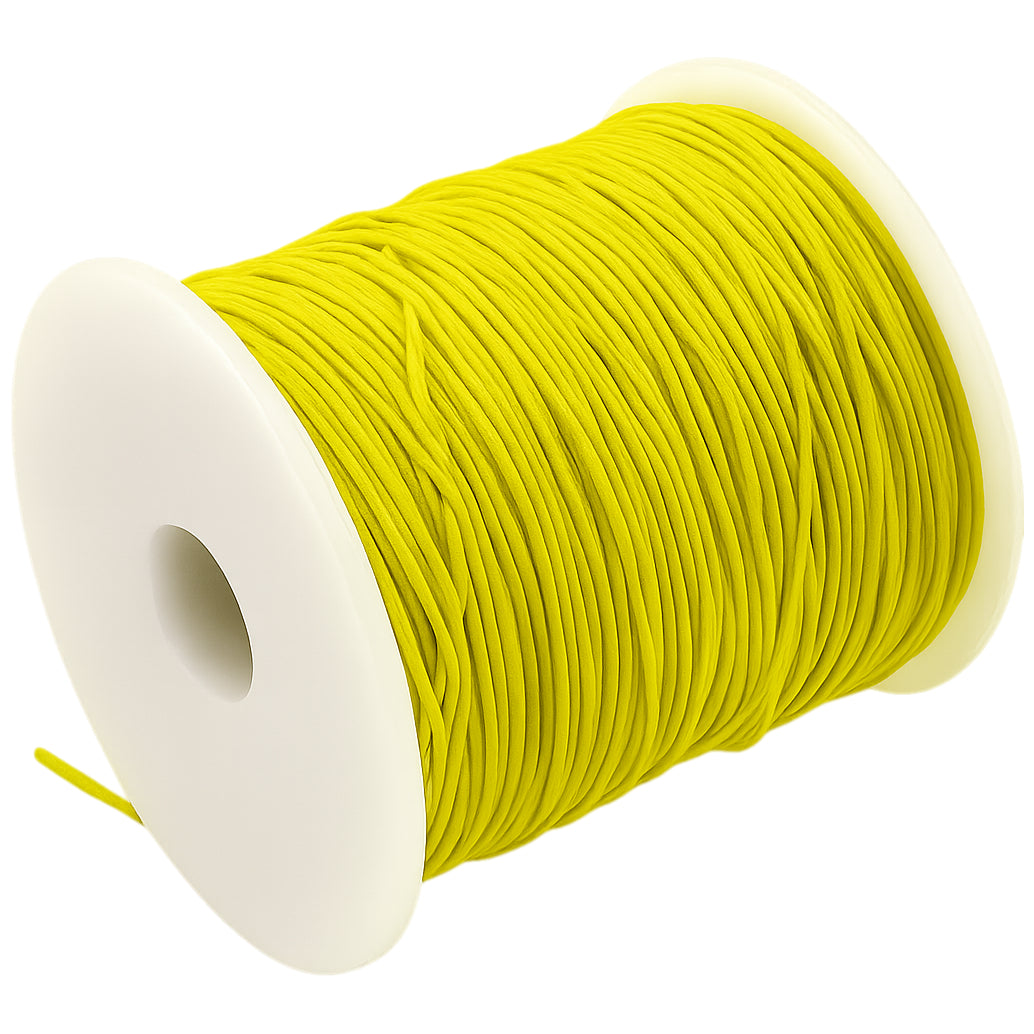 100m by 1mm Round Elastic Cord Polyester Rubber Stretch String for Jewelry Making and Crafts