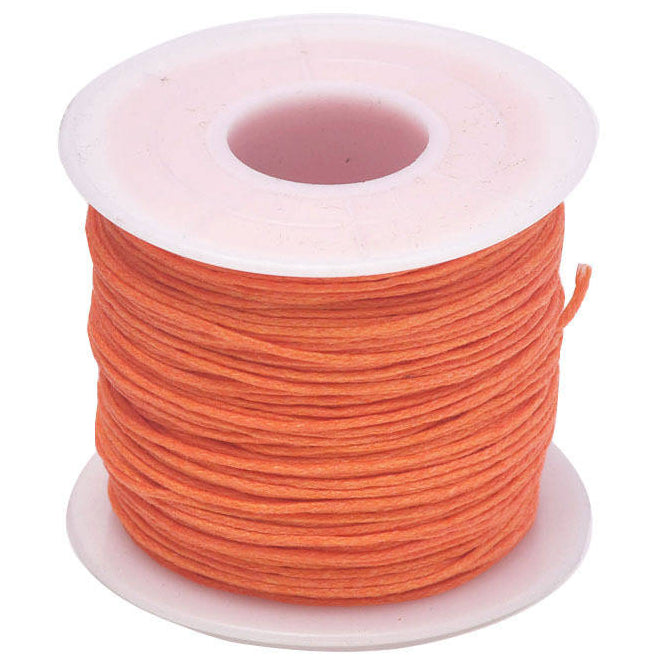 1mm 76.55 Yards Waxed Cotton Cord String for Beading, Macrame, Bracelet, and Necklace Making