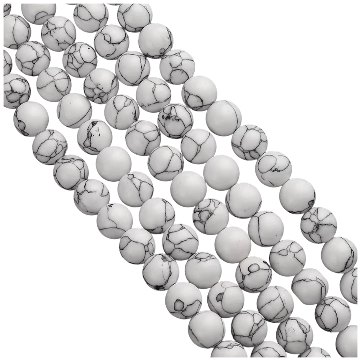 Natural Agate Round Gemstone Beads Polished Stone Loose Beads for Jewelry Making 15 Inch Strand