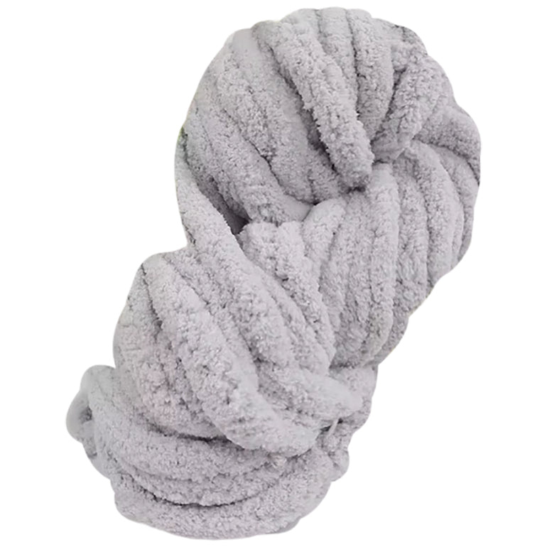 Super Chunky Chenille Yarn Soft Thick Fluffy Polyester for Arm Knitting Blankets and Home Decor, 20mm Thick 250 Grams/8.82oz 27.34 yards