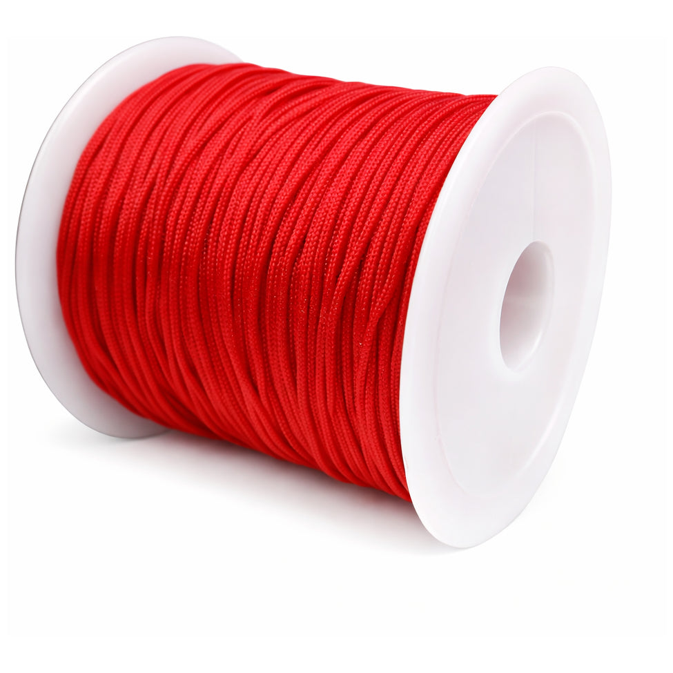0.8mm 100 Meters Nylon Cord for Jewelry Making, Beading, Braiding, Crafts, Bracelets, and Decorative Projects