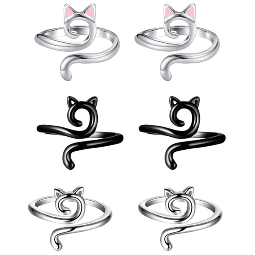 6pcs Adjustable Metal Yarn Guide Rings with Box for Faster Knitting and Crochet Projects