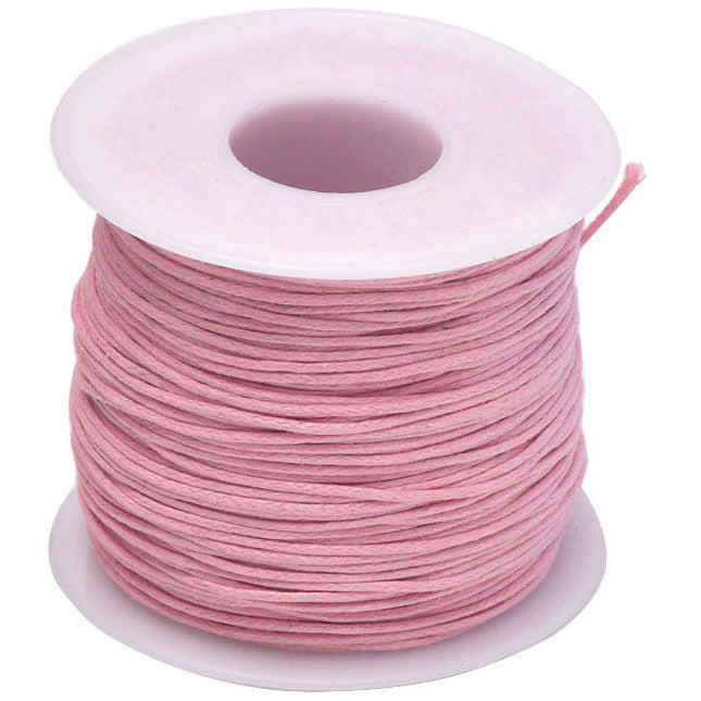 1mm 76.55 Yards Waxed Cotton Cord String for Beading, Macrame, Bracelet, and Necklace Making