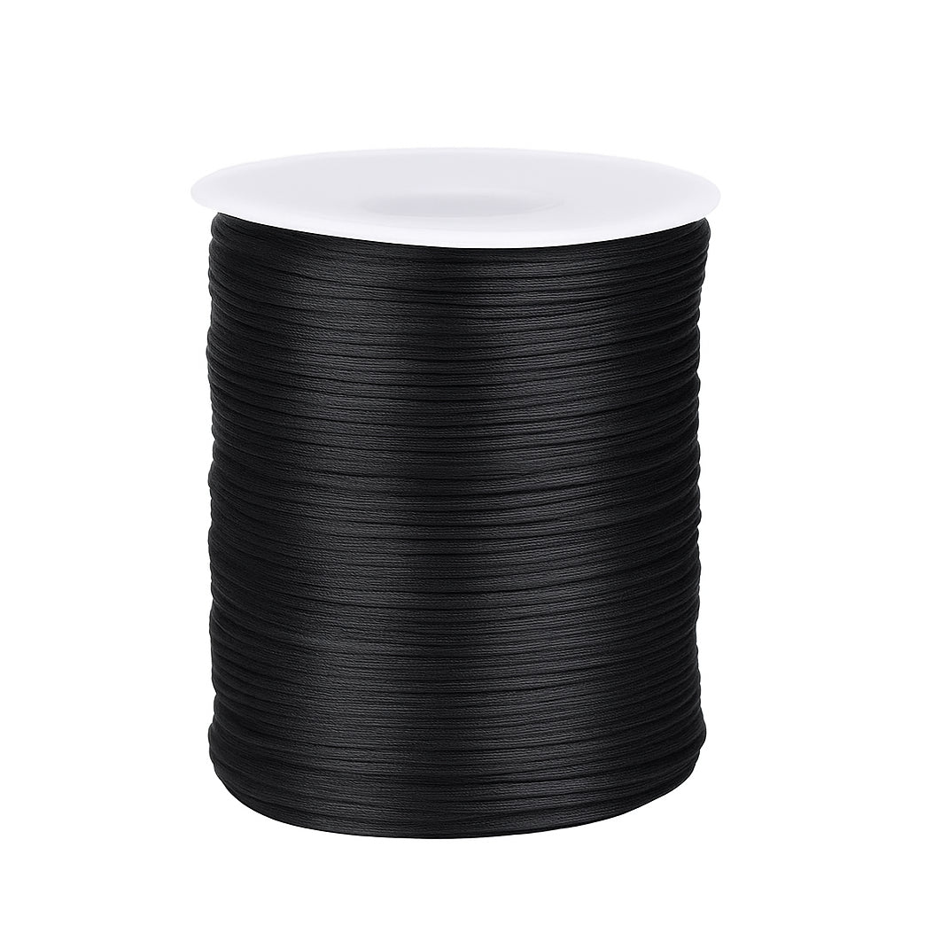 1.5mm Nylon Cord 110 Yards Strong Braided Beading Thread for Jewelry, Crafts, and Macrame