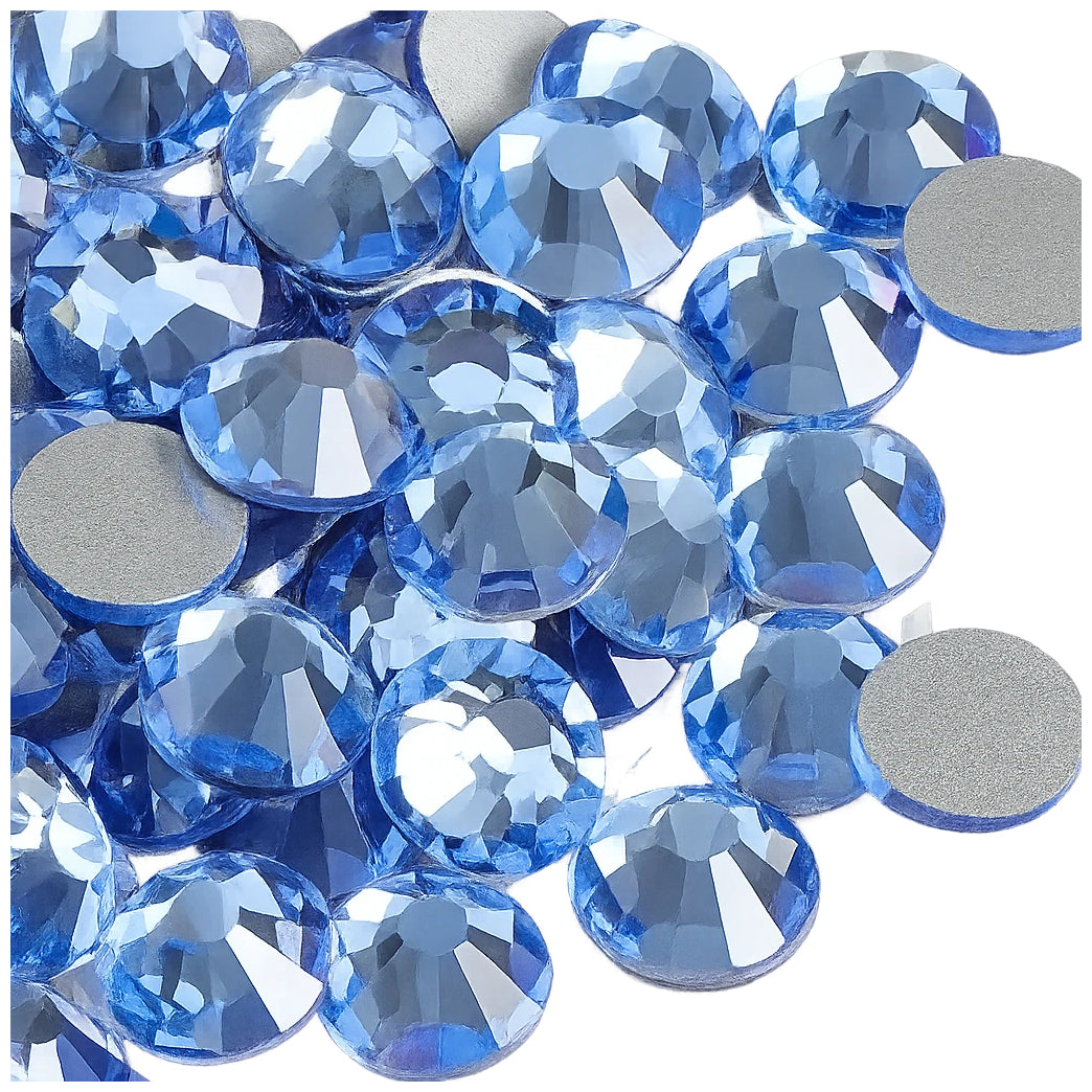 Shiny Hotfix Flatback Glass Rhinestones for Nail Art, Clothing, Crafts, DIY Crystal Decorations