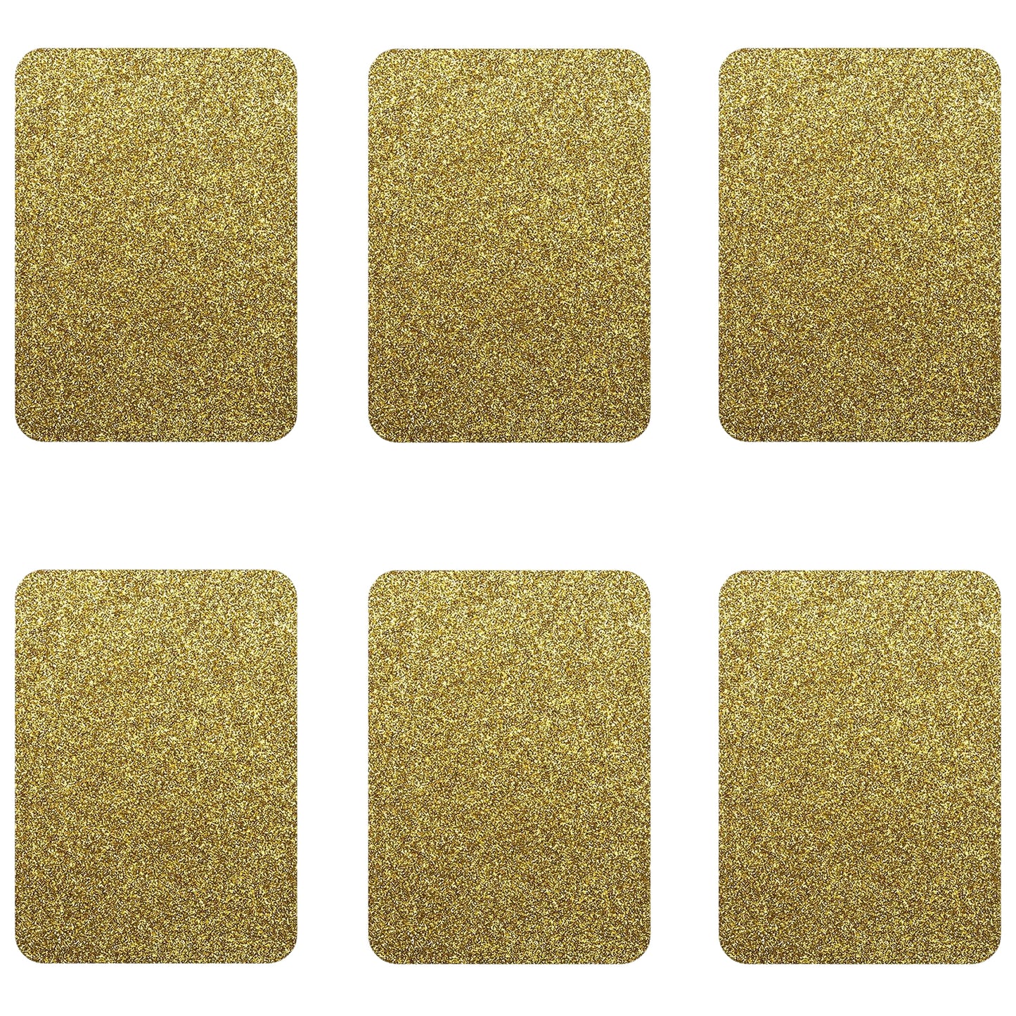 Cotton Iron-On Fabric Repair Patches for Clothing Inside and Outside Strong Adhesive, Pack of 6
