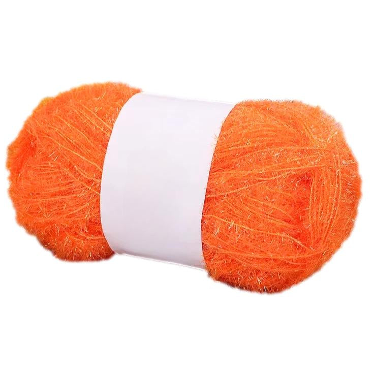 Sparkling Scrubby Yarn for Dishcloths 50g/1.76oz 109 Yards, Durable Polyester Yarn for Crocheting